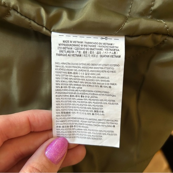 Vans X Liberty of London Olive Patchwork Jacket, XS - Picture 10 of 15